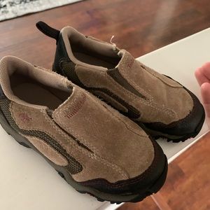 Toddlers Timberlands slip on shoes